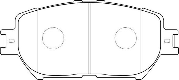 Тормозные колодки FIT передние для Lexus GS III 2005-2011. Артикул FP1052