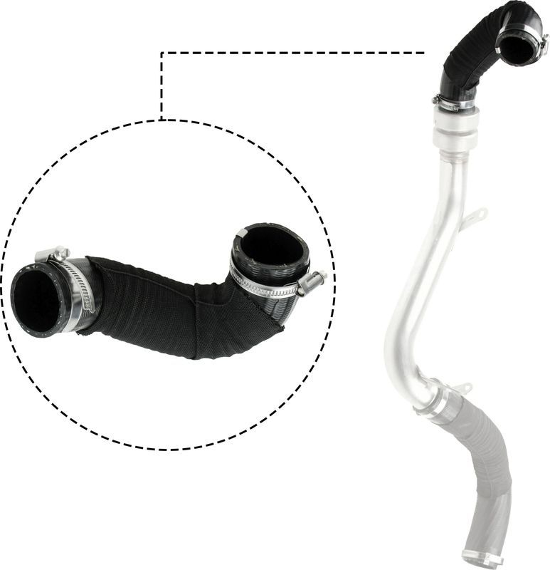 Патрубок интеркулера Gates (ПЭ (полиэтилен)). Артикул 09-0644