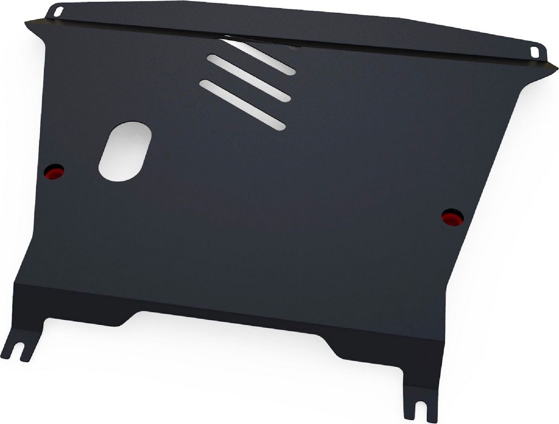 Защита АвтоБРОНЯ для картера и КПП Fiat Panda II 2003-2012. Артикул 111.01704.1