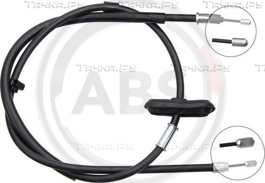 Трос ручника (тросик ручного тормоза) ABS. Артикул K12059