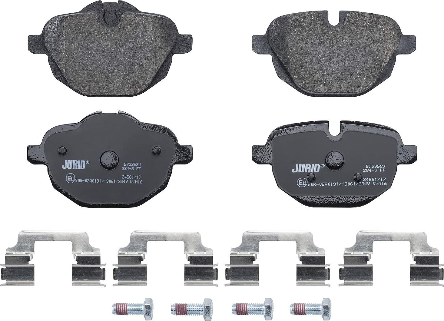 Тормозные колодки Jurid. Артикул 573352J