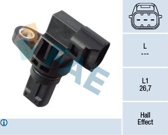 Датчик положения распредвала FAE для Mazda CX-7 I 2007-2013. Артикул 79418