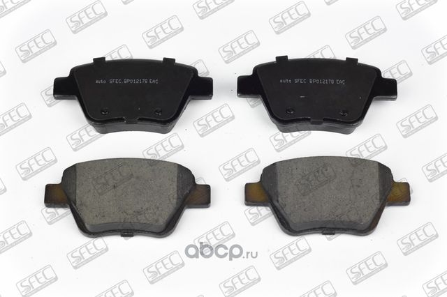 Тормозные дисковые колодки задние (Autosfec). Артикул BP012178