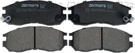 Тормозные колодки Zentparts передние для Mitsubishi Eclipse II 1995-1999. Артикул Z07390