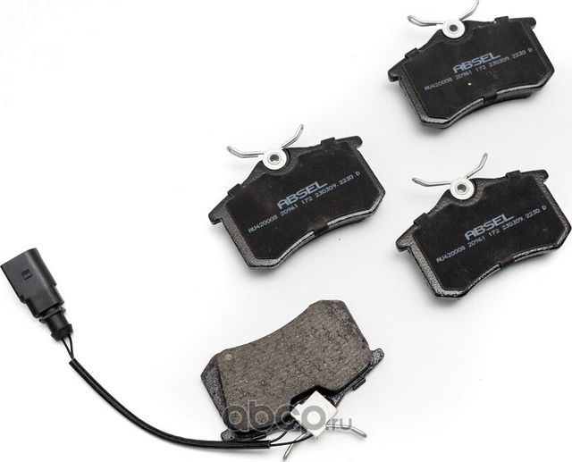 Колодки тормозные задние (Absel). Артикул AU420008
