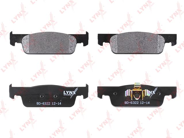 Тормозные колодки LYNXauto передние для Smart Forfour II ((W453) 2014-2026. Артикул BD-6322