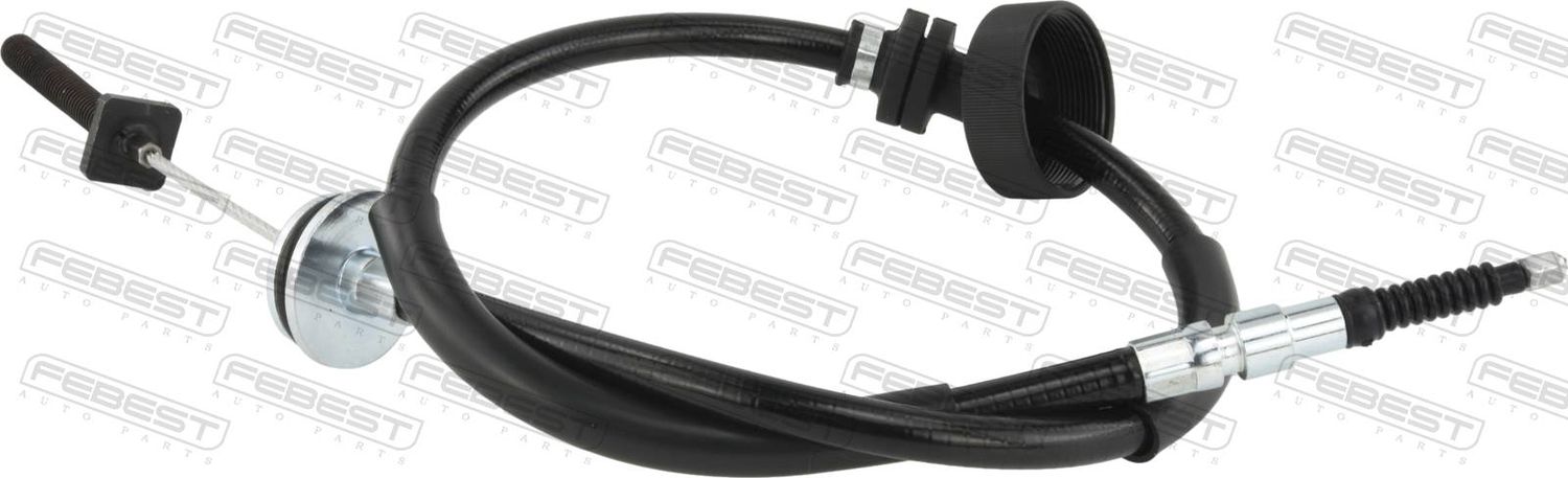 ТРОС РУЧНОГО ТОРМОЗА ЛЕВЫЙ (Febest). Артикул 19100F15LH