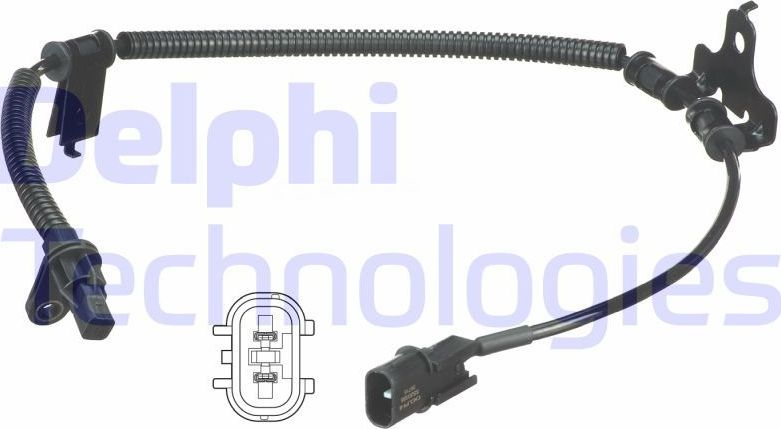 Датчик ABS Delphi. Артикул SS20386