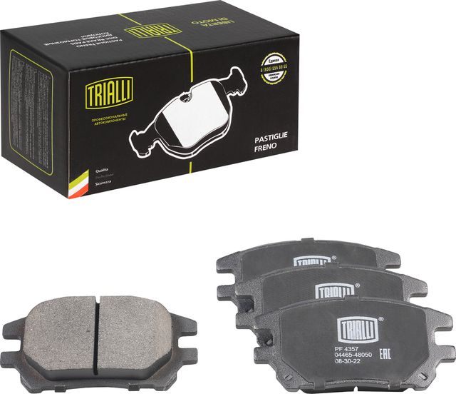 Тормозные колодки Trialli (Low-Metallic). Артикул PF 4357