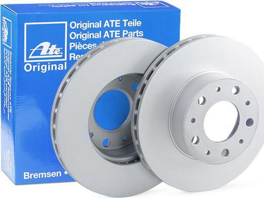 Тормозной диск ATE передний для Fiat Ducato III 2006-2026. Артикул 24.0128-0213.1