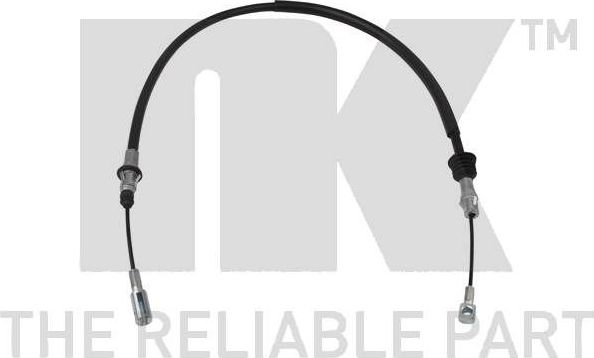 Трос ручника (тросик ручного тормоза) NK. Артикул 9039168