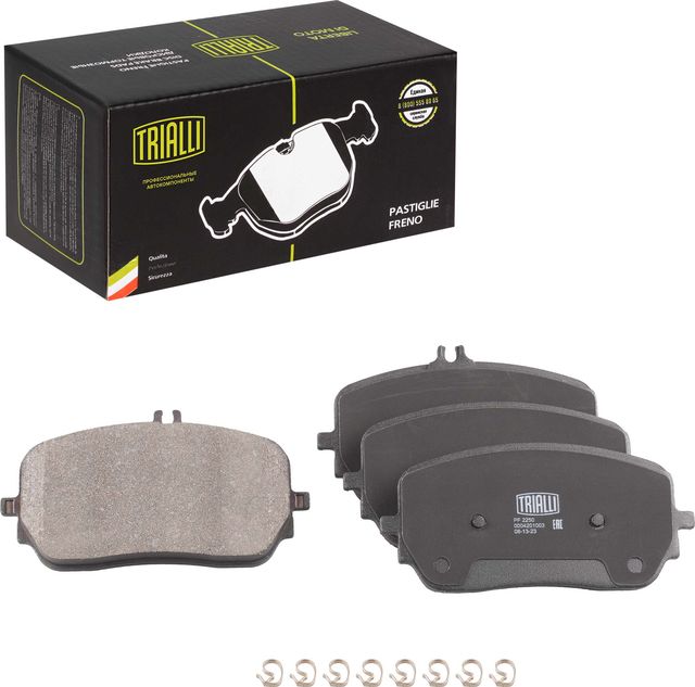 Тормозные колодки Trialli (Low-Metallic). Артикул PF 2250