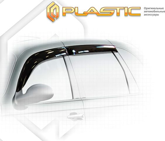 Дефлекторы СА Пластик для окон (Classic полупрозрачный) Chrysler PT Cruiser 2001-2010. Артикул 2010030307527