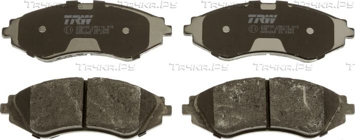 Тормозные колодки TRW COTEC. Артикул GDB3265