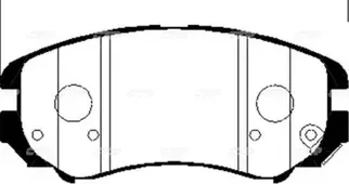 Колодки тормозные HYUNDAI TUCSON/KIA SPORTAGE 04- передние (CTR). Артикул GK0463