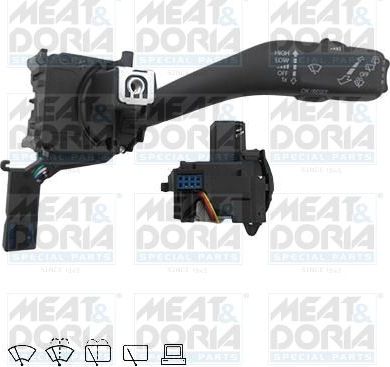 Подрулевой переключатель Meat & Doria для Volkswagen Golf VI 2007-2013. Артикул 23405