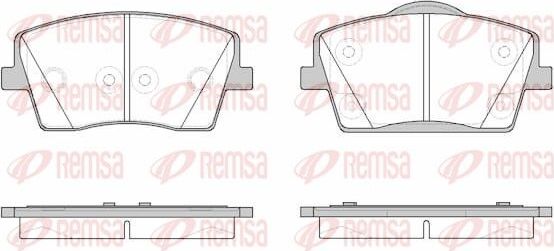 Тормозные колодки Remsa. Артикул 1823.00