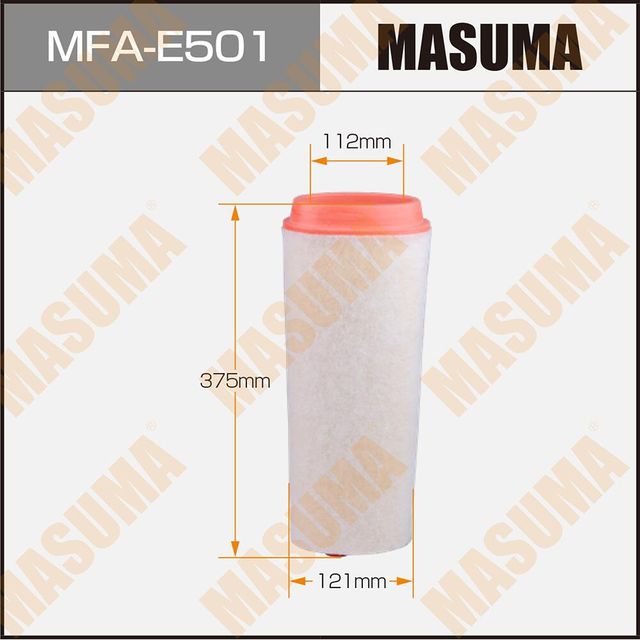 Воздушный фильтр Masuma. Артикул MFA-E501