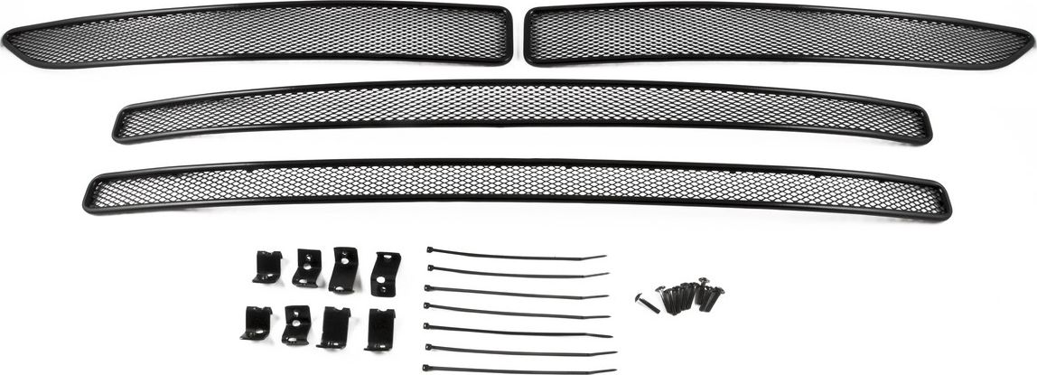 Сетка Arbori на решётку бампера, черная 10 мм для автомобилей с камерой для TOYOTA RAV4 IV 2015-2019. Артикул 01-521715-101