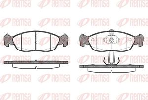 Тормозные колодки Remsa передние для Citroen Saxo 1996-2004. Артикул 0461.10