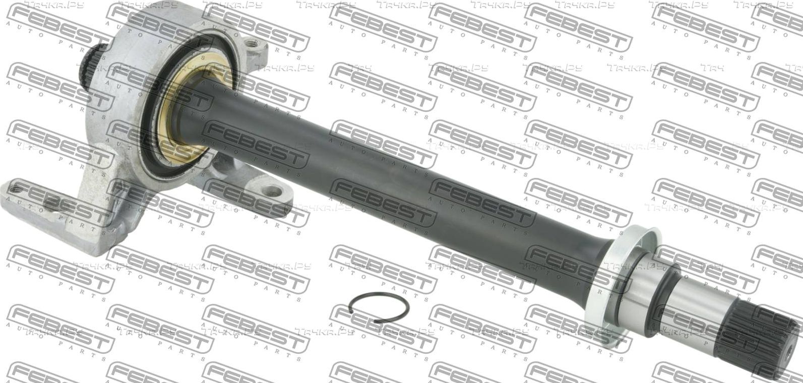 Полуось (привод в сборе, приводной вал) Febest передняя правая для Honda Civic VII 2001-2005. Артикул 0312-CRVMTRH