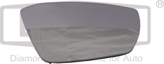 Зеркальное стекло бокового зеркала DPA правое для Skoda Octavia A7 2012-2019. Артикул 88571786402