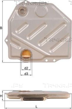 Фильтр АКПП Mahle для Mercedes-Benz E-Класс I (W124) 1993-1998. Артикул HX 48