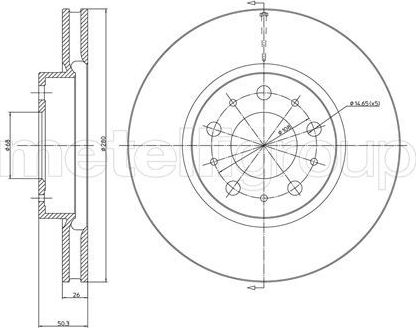 Тормозной диск Trusting. Артикул DF395