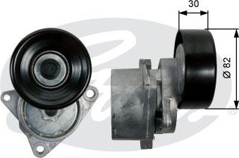 Натяжной ролик (натяжитель) приводного клинового зубчатого ремня Gates DriveAlign®. Артикул T39219