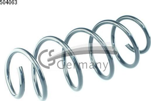 Пружина подвески CS-Germany передняя для Ford Fiesta V 2001-2008. Артикул 14.504.063