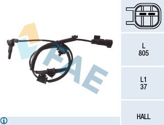 Датчик ABS FAE передний для Saab 9-5 II 2010-2012. Артикул 78110