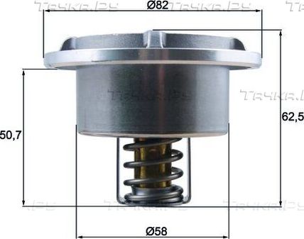 Термостат Mahle Behr для Renault Midlum 2006-2013. Артикул THD 6 86