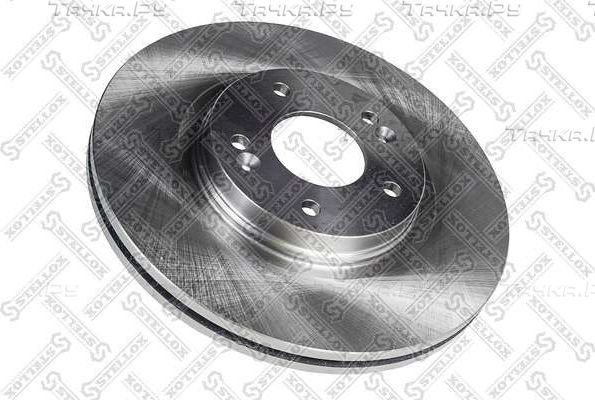 Тормозной диск Stellox передний для Kia Optima IV 2015-2026. Артикул 6021-0041-SX