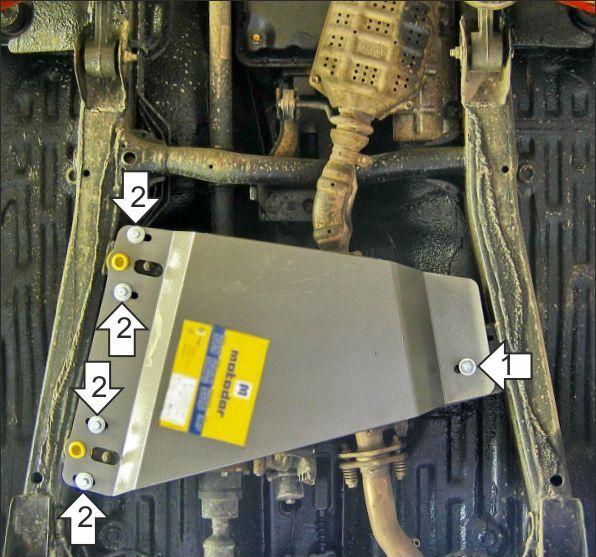 Защита Мотодор для раздаточной коробки Suzuki Jimny 1998-2018. Артикул 72405