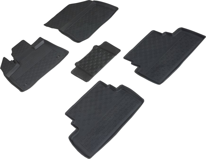 Коврики резиновые Seintex с высоким бортиком для салона Opel Grandland X 2017-2026. Артикул 97229