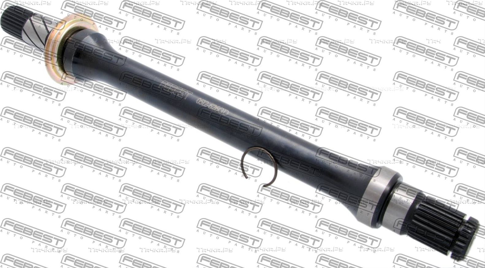 Полуось (привод в сборе, приводной вал) Febest передняя правая для Mazda MX-6 1995-1997. Артикул 0512-626GD