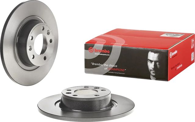 Тормозной диск Brembo PRIME LINE - UV Coated задний для Peugeot 407 2005-2011. Артикул 08.9367.11