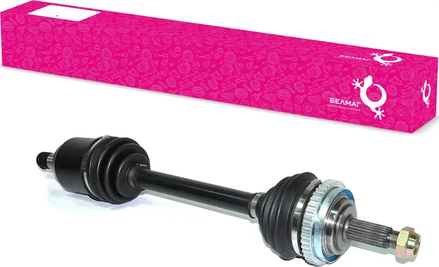 Привод ВАЗ 2170 в сб. левый с ABS (трипоид) БелМаг (Belmag). Артикул BM0357