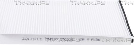 Салонный фильтр Zentparts (Синтетика). Артикул Z34210
