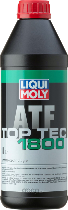 Масло для АКПП Liqui Moly Top Tec ATF 1800. Артикул 3687