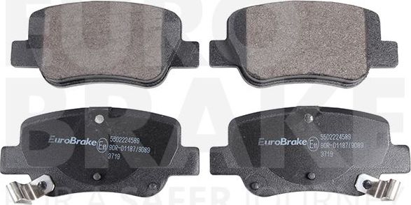 Тормозные колодки Eurobrake. Артикул 5502224589