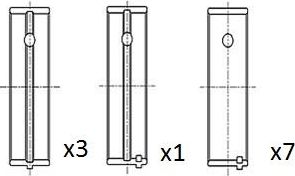 Вкладыши коренные FAI AutoParts. Артикул BM1051-STD