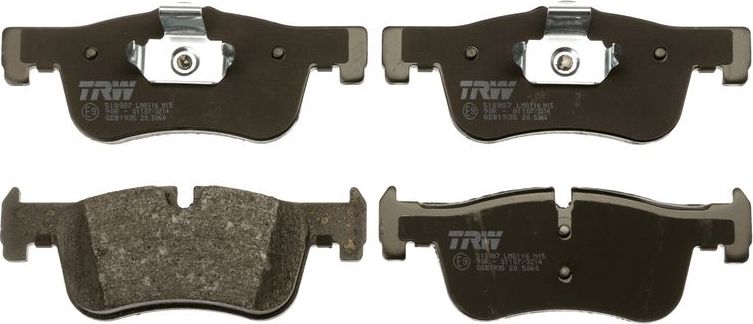 Тормозные колодки TRW COTEC. Артикул GDB1935