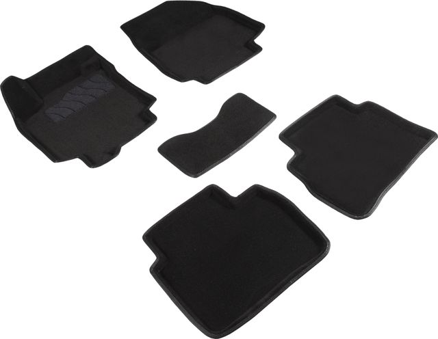 Коврики Seintex 3D ворсовые для салона Nissan Tiida C11 2004-2014. Артикул 71696