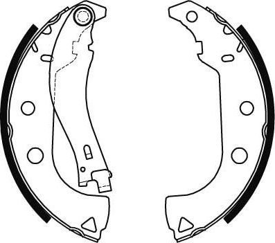 Тормозные колодки TRW. Артикул GS8484
