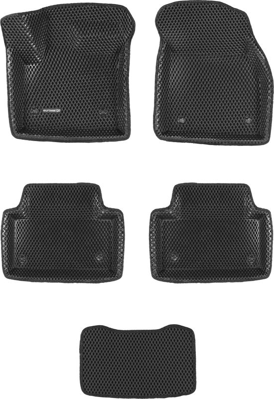 Коврики Euromat 3D EVA для салона Land Rover Range Rover Evoque II 2019-2026. Артикул EM3DEVA-003110