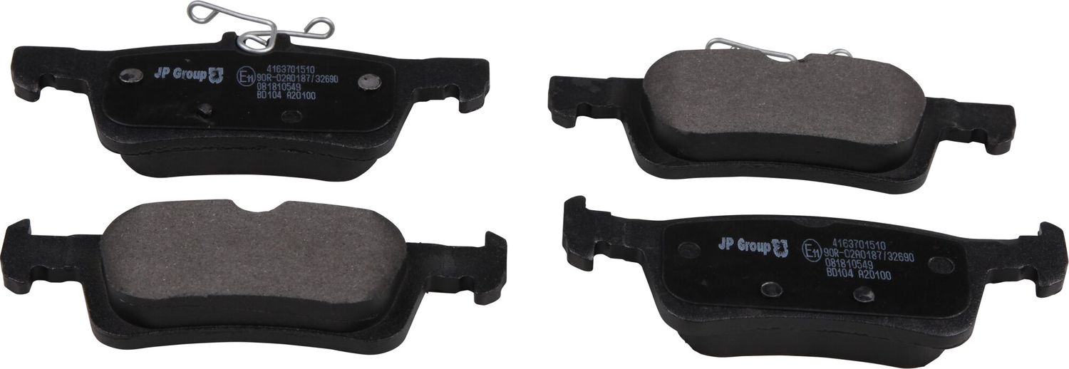 Тормозные колодки JP Group. Артикул 4163701510