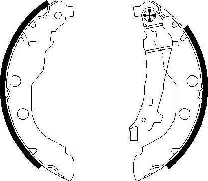 Тормозные колодки Bosch задние для Peugeot 406 I 1995-2004. Артикул 0 986 487 549
