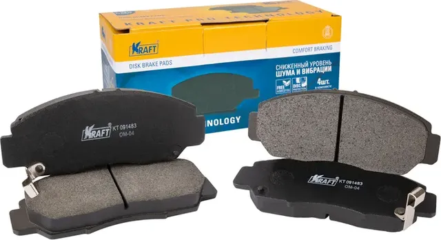 Колодки тормозные HONDA CIVIC 06- 1.4/1.6/1.7 перед. (Kraft). Артикул KT091483