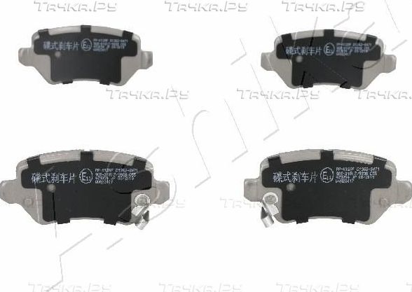 Тормозные колодки ASHIKA. Артикул 51-0K-K12